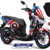 Decal Stiker Yamaha LEXI 125 CAPTAIN AMERICA